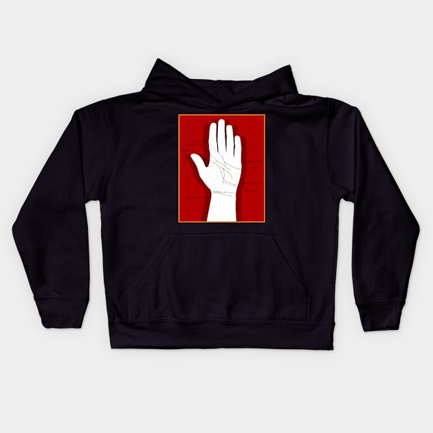 The Palm Reader Kids Hoodie by The Point